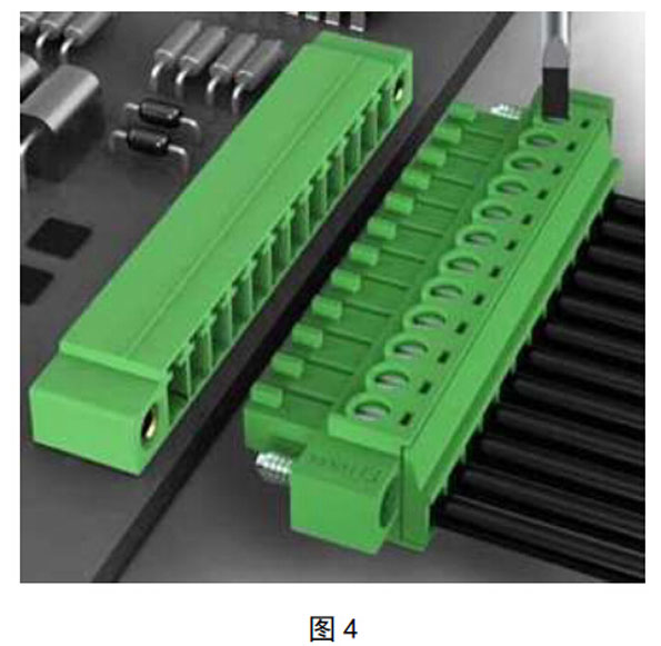 如插拔式端子具有固定安裝螺絲