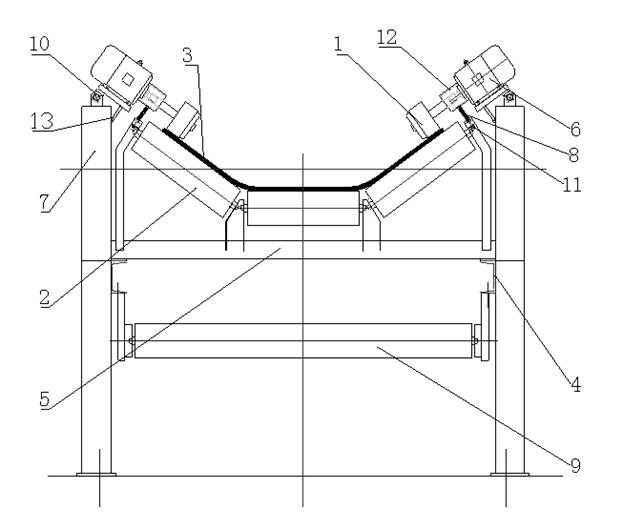 雨潤華（實(shí)用新型） 一種多動(dòng)力夾帶驅(qū)動(dòng)<a href=http://m.rybart.cn target=_blank class=infotextkey>帶式輸送機(jī)</a>專利申請(qǐng)全文image002.jpg