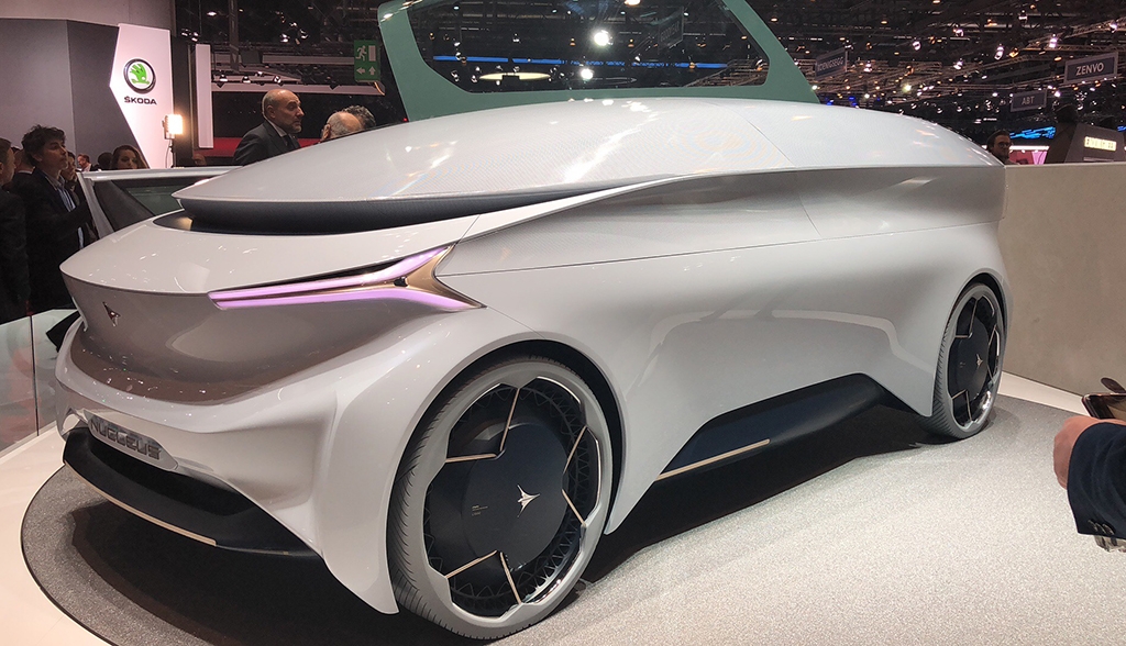 前瞻技術(shù)，五級(jí)自動(dòng)駕駛, Icona Nucleus概念車，2018日內(nèi)瓦車展
