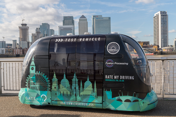 前瞻技術(shù)，英國自動駕駛,英國GATEway項目,自動駕駛豆莢車