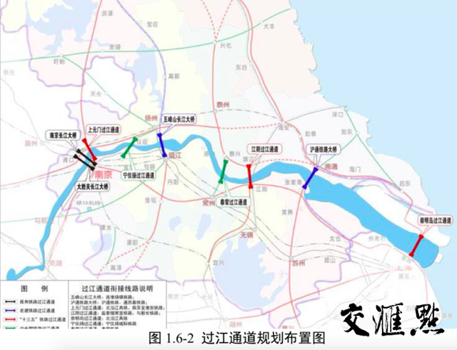 揚(yáng)子江城市群9座鐵路過(guò)江通道